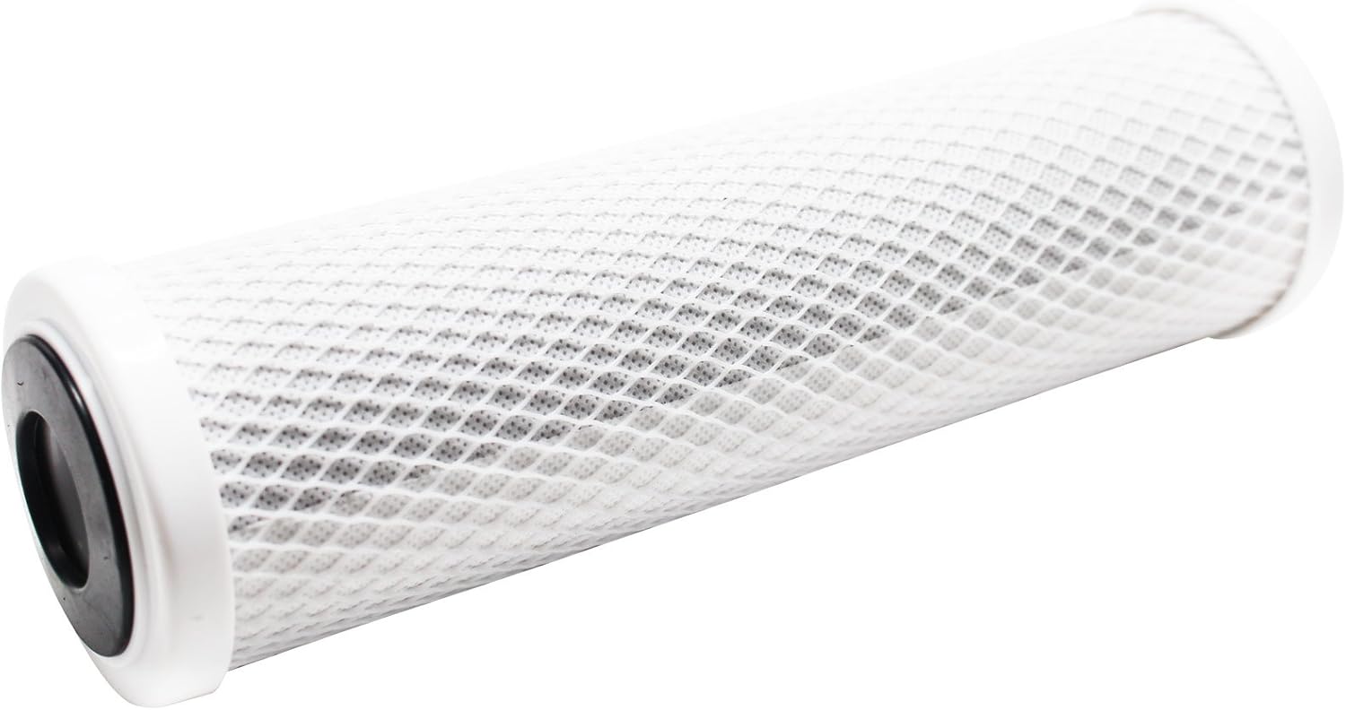Paquete de 6 filtros de repuesto para bloque de carbón activado DuPont WFPFC9001, filtro universal de 10 pulgadas compatible con el sistema