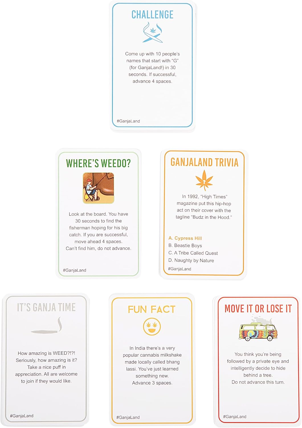 WHAT DO YOU MEME Ganjaland – Paquete de expansión  Más cartas para The Epic Stoner Game Night Adventure Medium