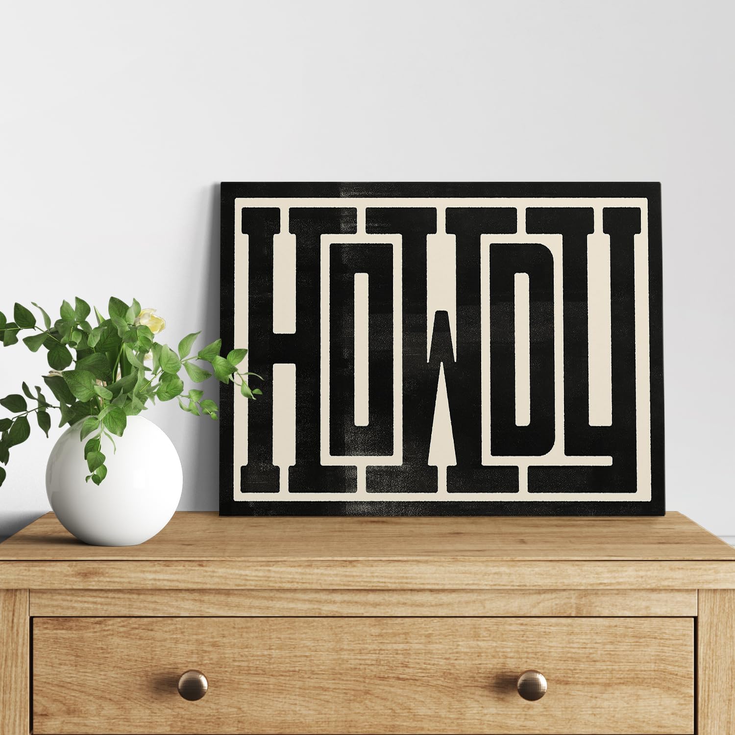 GUBIYU Preppy Pictures – Lienzo decorativo moderno para pared, decoración de habitación preparada, arte de pared, cuadros en blanco y negro, póster