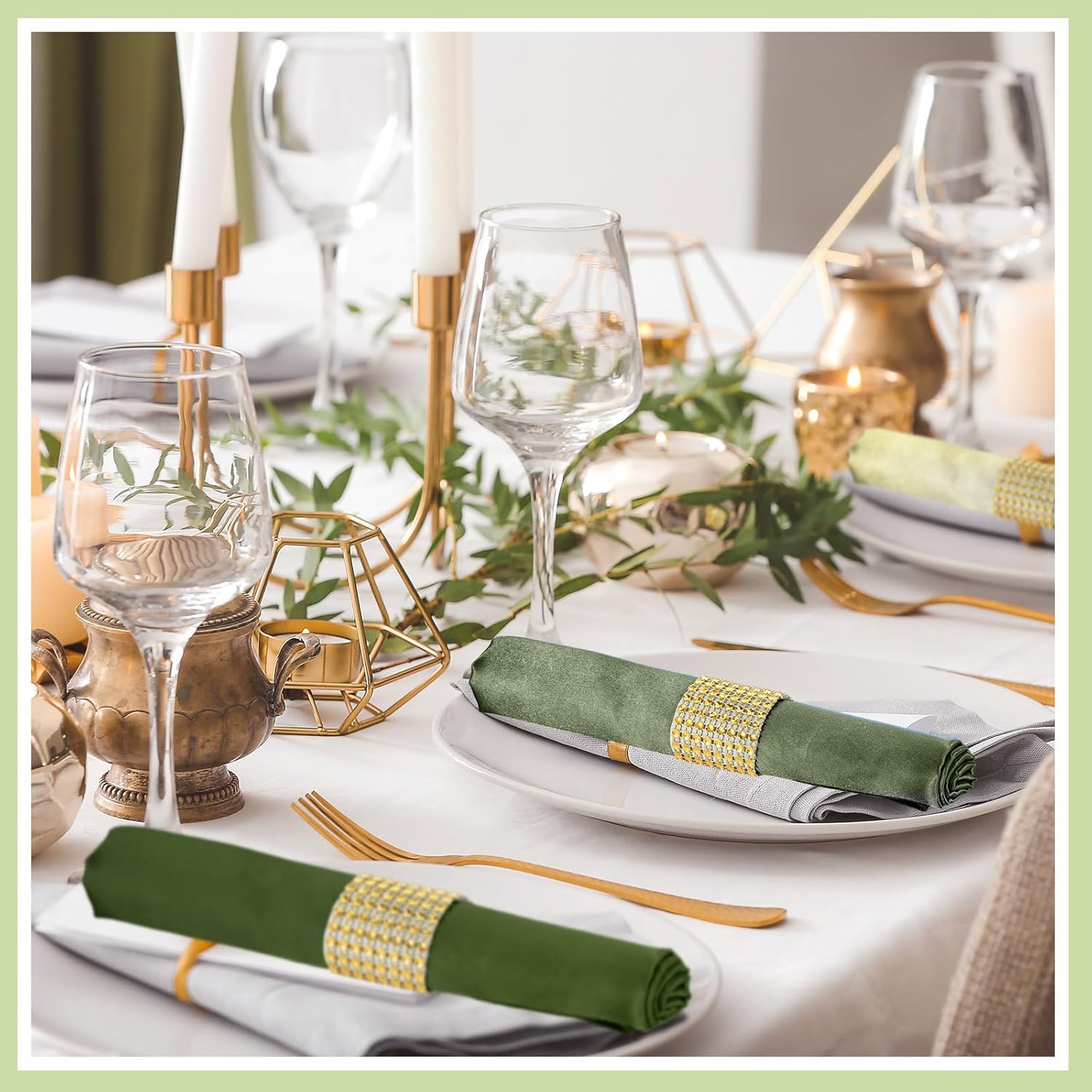 Buryeah Paquete de 48 servilletas cuadradas de satén de 17 x 17 pulgadas, servilletas cuadradas de tela suave y sedosa para bodas, banquetes,