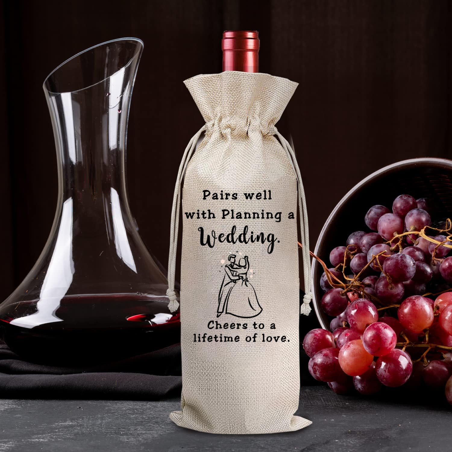 Regalos de compromiso, regalos de planificación de boda, regalos para el futuro señor señora, combina bien con la planificación de una boda para una