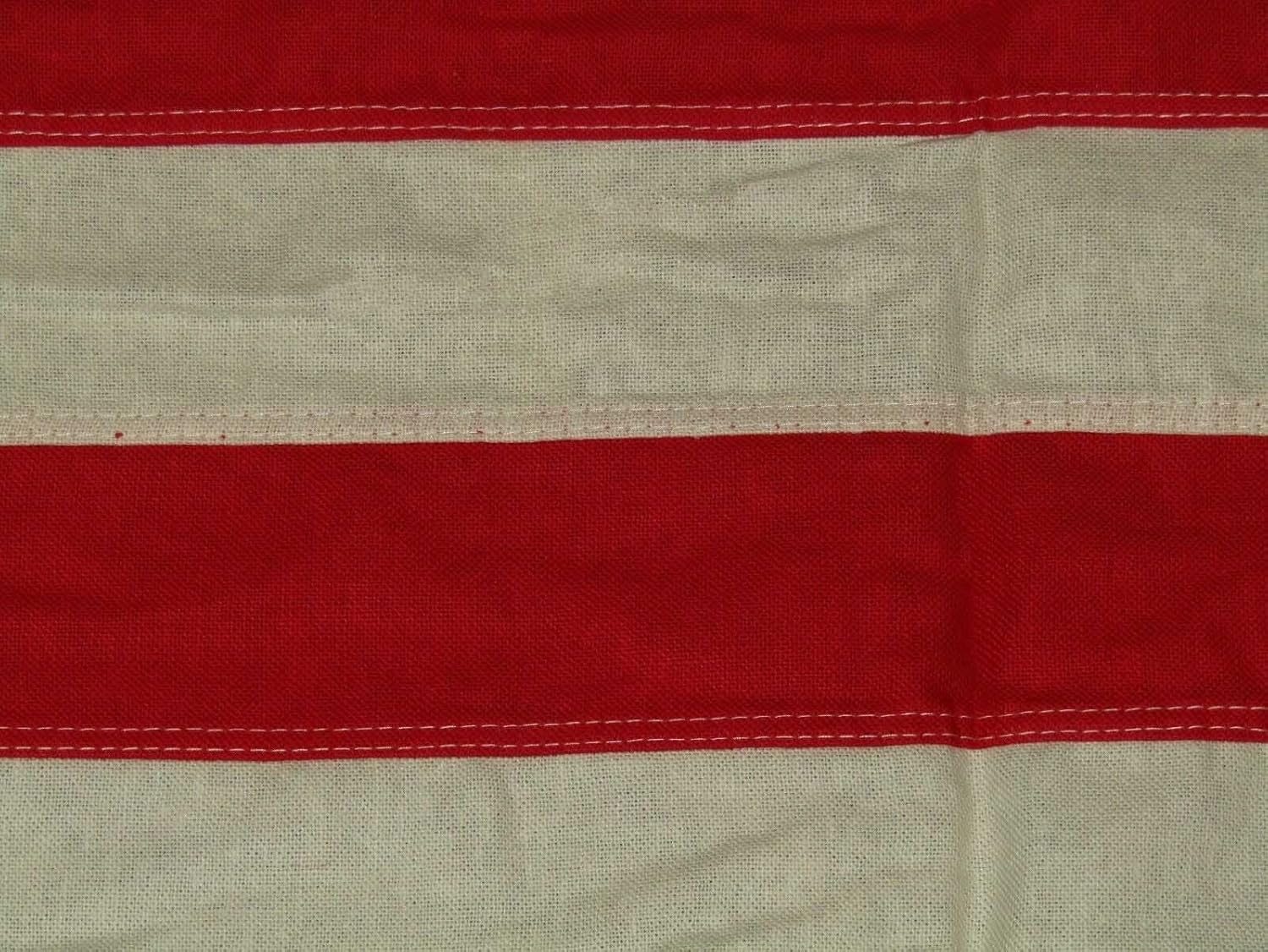 Bandera BETSY ROSS de alta calidad, bordado 13, algodón teñido de té, 3 x 5 pies