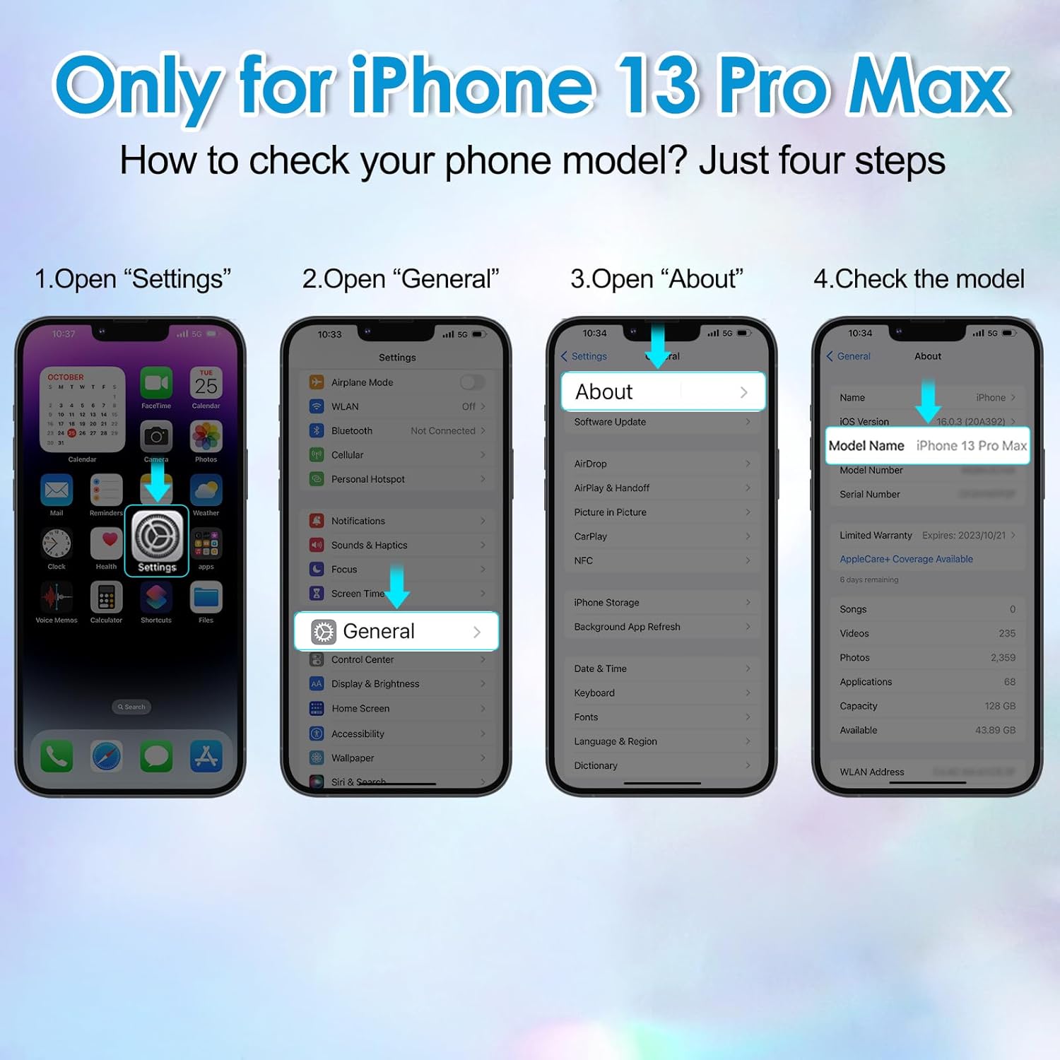 Hython Funda para iPhone 13 Pro Max con purpurina, bonita funda brillante brillante, resistente 3 en 1, híbrida de policarbonato duro suave de