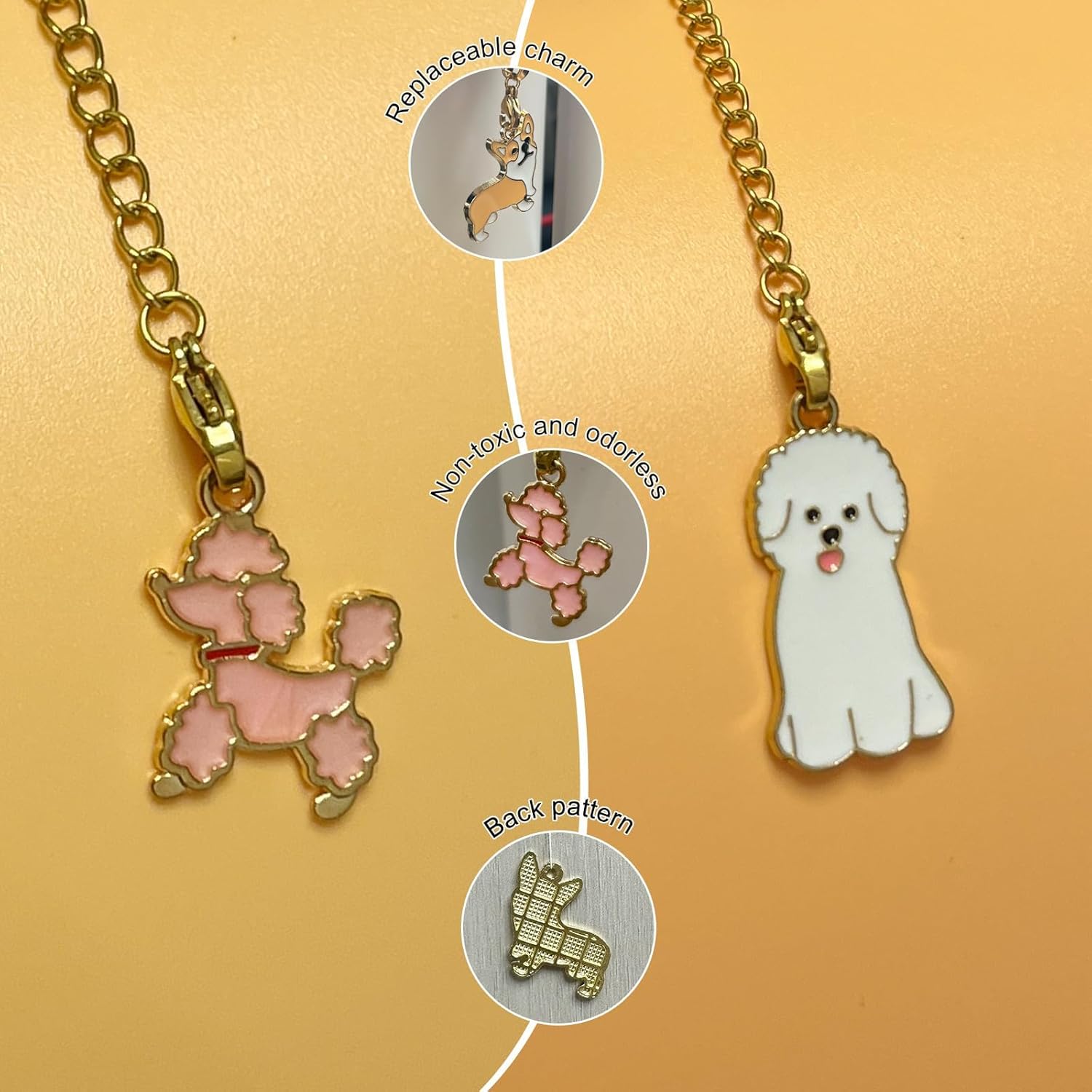 Abalorio para accesorios de copa Stanley, lindo dije de perro para StanleySimple ModernYeti Cup con asa, Stanley Cup Charms para accesorios Stanley.