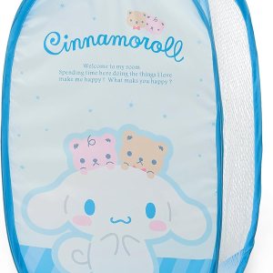 Bonita cesta de malla con asas de transporte, gran capacidad, plegable, ligera, para ropa sucia, para habitación de niñas, dormitorio, viajes y Bonita cesta de malla con asas de transporte, gran capacidad, plegable, ligera, para ropa sucia, para habitación de niñas, dormitorio, viajes y