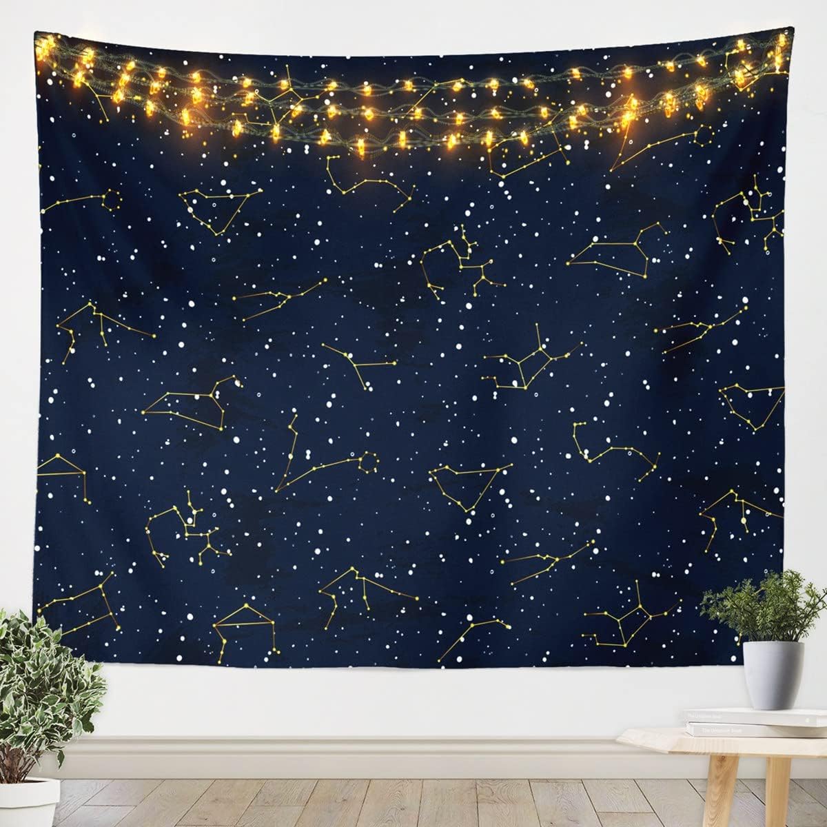 Tapiz del espacio exterior para colgar en la pared para niños y niñas, estampado en 3D, universo, nube, galaxia, espacio, exterior, azul cielo, arte