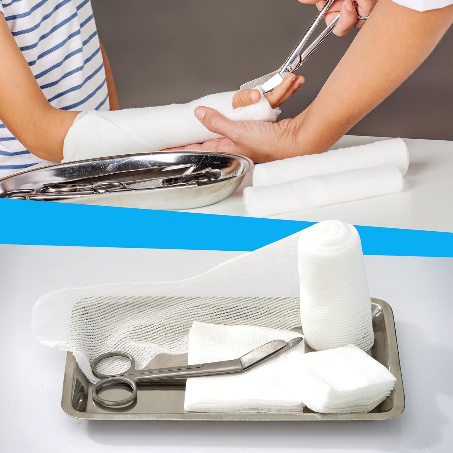 Utopia Care Tijeras médicas – Tijeras EMT y trauma – Tijeras de enfermería y cirugía de 7.5 pulgadas – Tijeras de vendaje de acero inoxidable para