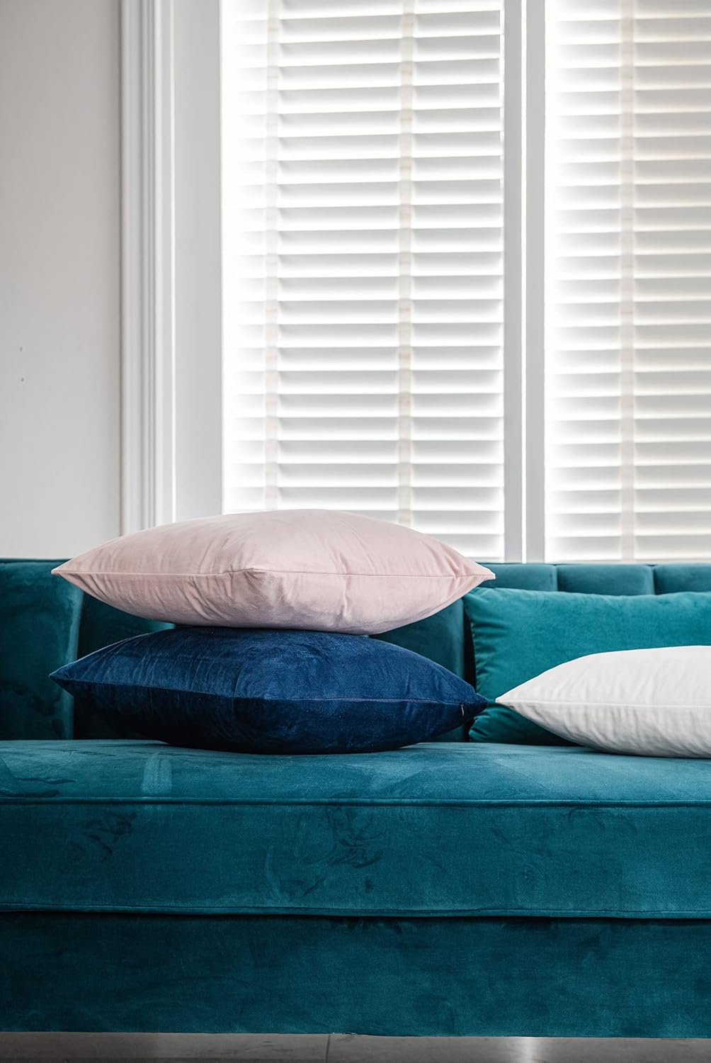 Dezene – 2 fundas decorativas de terciopelo para almohada