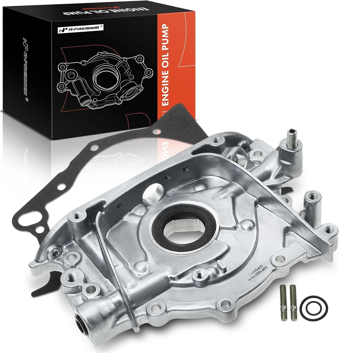 A-Premium Bomba de aceite de volumen estándar con junta tórica y junta compatible con Chevrolet Metro, Tracker y Pontiac Firefly y Suzuki Esteem,