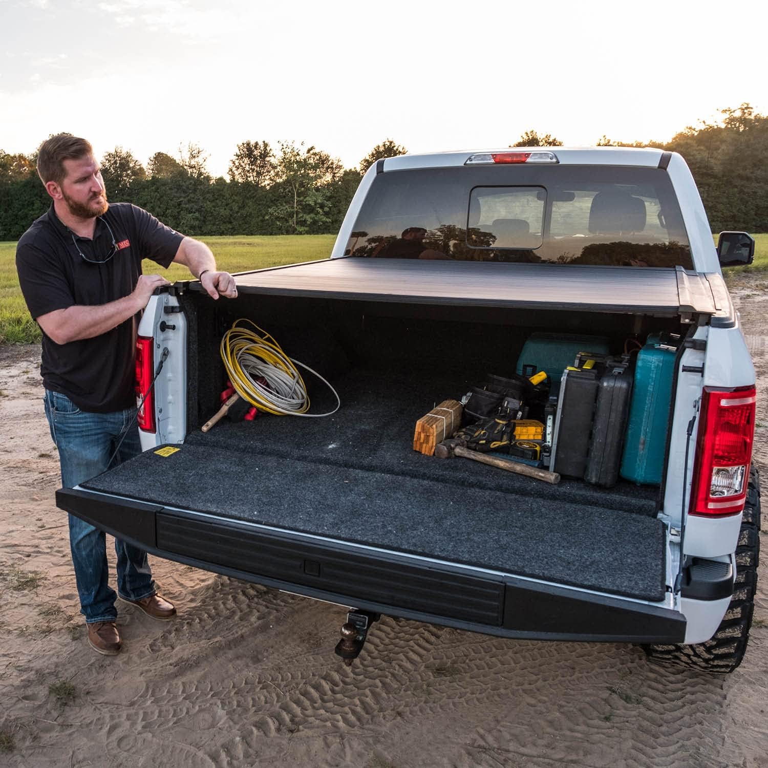 Gator Recoil – Cubierta retráctil para plataforma de Dodge Ram 2019-2023 G30243 , no compatible con plataforma multifunción (puerta dividida) de