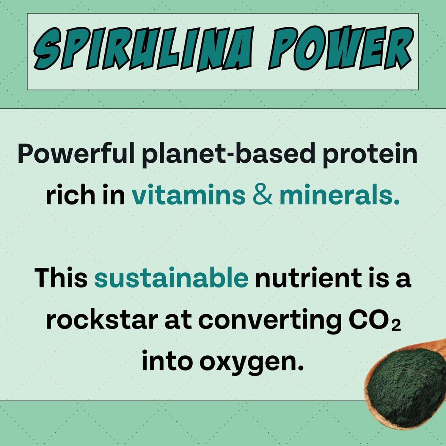 Suplemento saludable de espirulina a base de plantas y golosinas para perros (5 onzas, 2 unidades)  Deja de comer hierba  Proteína vegana