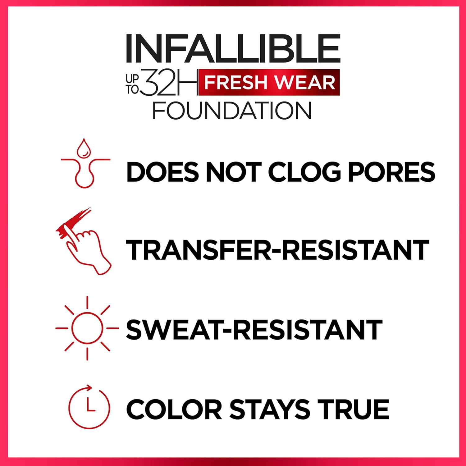 L’Oreal Paris Infallible – Base de maquillaje resistente por hasta 24 horas, tono sol dorado, 1 onza líquida