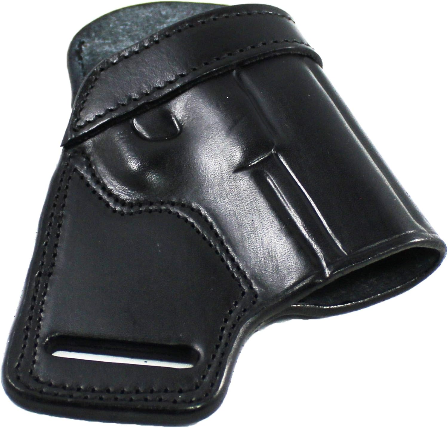 Funda de cuero hecha a mano de primera calidad con espalda pequeña para pistola SOB