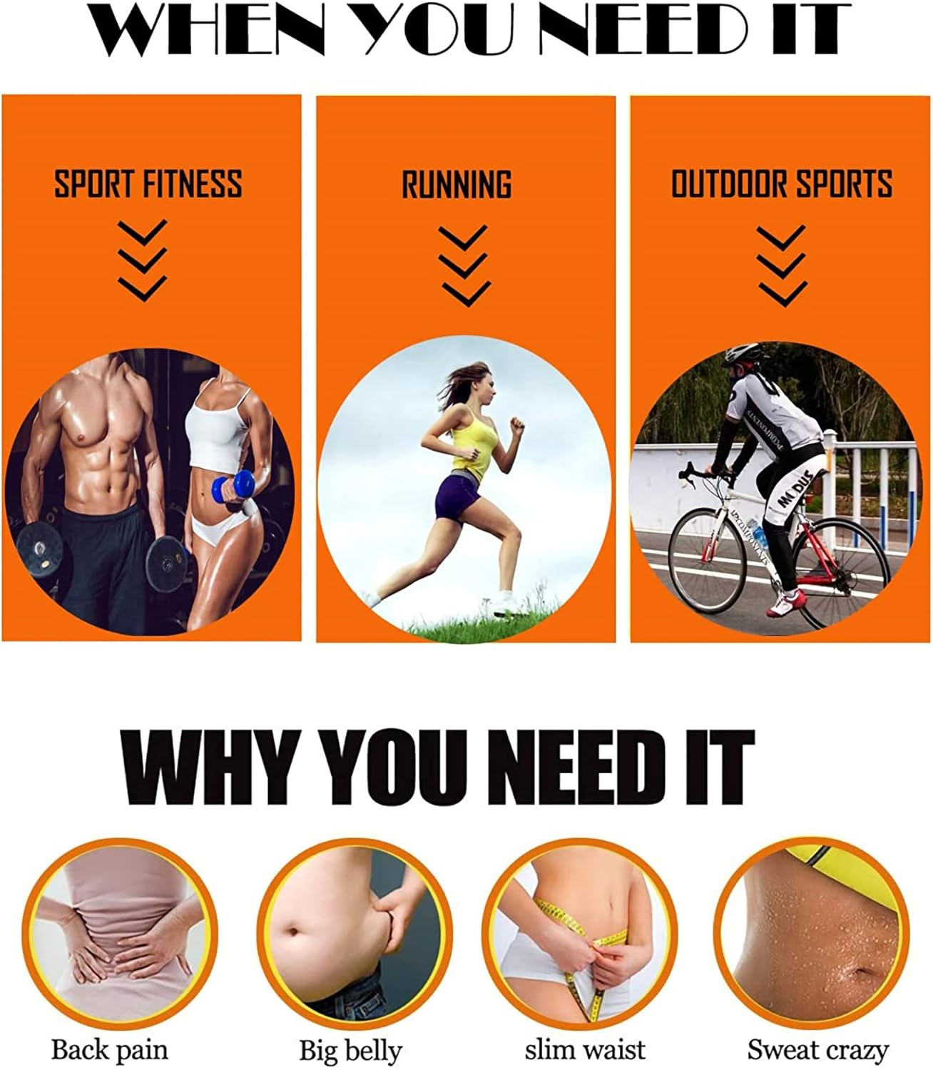 Cinturón de neopreno para entrenamiento de cintura para mujeres y hombres, reductor de cintura, pérdida de peso, cinturones de apoyo para la