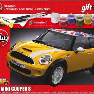 Airfix Starter Gift Set Mini Cooper S 132 Racing Car Kit de modelo de plástico A55310A Airfix Starter Gift Set Mini Cooper S 132 Racing Car Kit de modelo de plástico A55310A