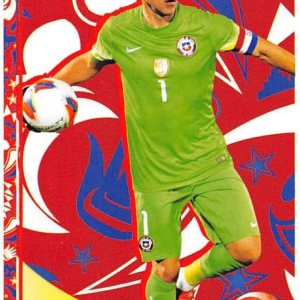 2016 Panini Copa America Centenario Soccer Sticker #406 Claudio Bravo Chile 2 Inch wide X 3 inch tall album sticker 2016 Panini Copa America Centenario Soccer Sticker #406 Claudio Bravo Chile 2 Inch wide X 3 inch tall album sticker