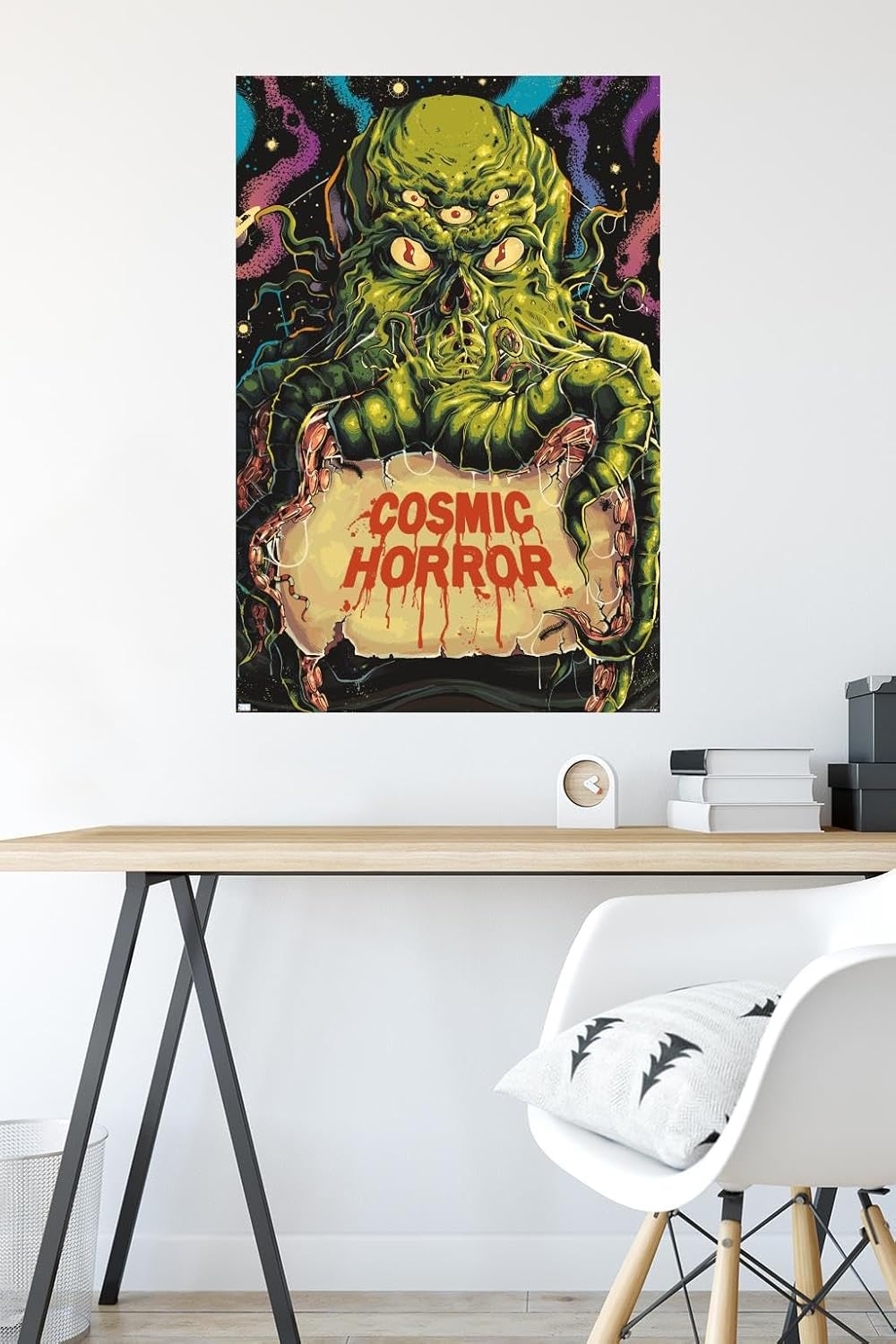 Trends International Póster de pared clásico de terror Cthulhu Monster