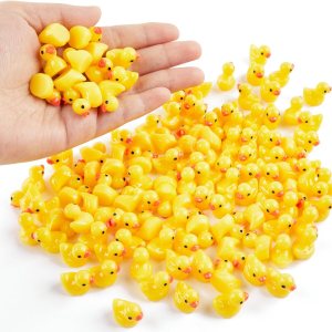 120 piezas de mini patos de resina, figuras en miniatura de pato pequeño a granel para fiestas, decoraciones de micro paisajes, adornos de acuario, 120 piezas de mini patos de resina, figuras en miniatura de pato pequeño a granel para fiestas, decoraciones de micro paisajes, adornos de acuario,