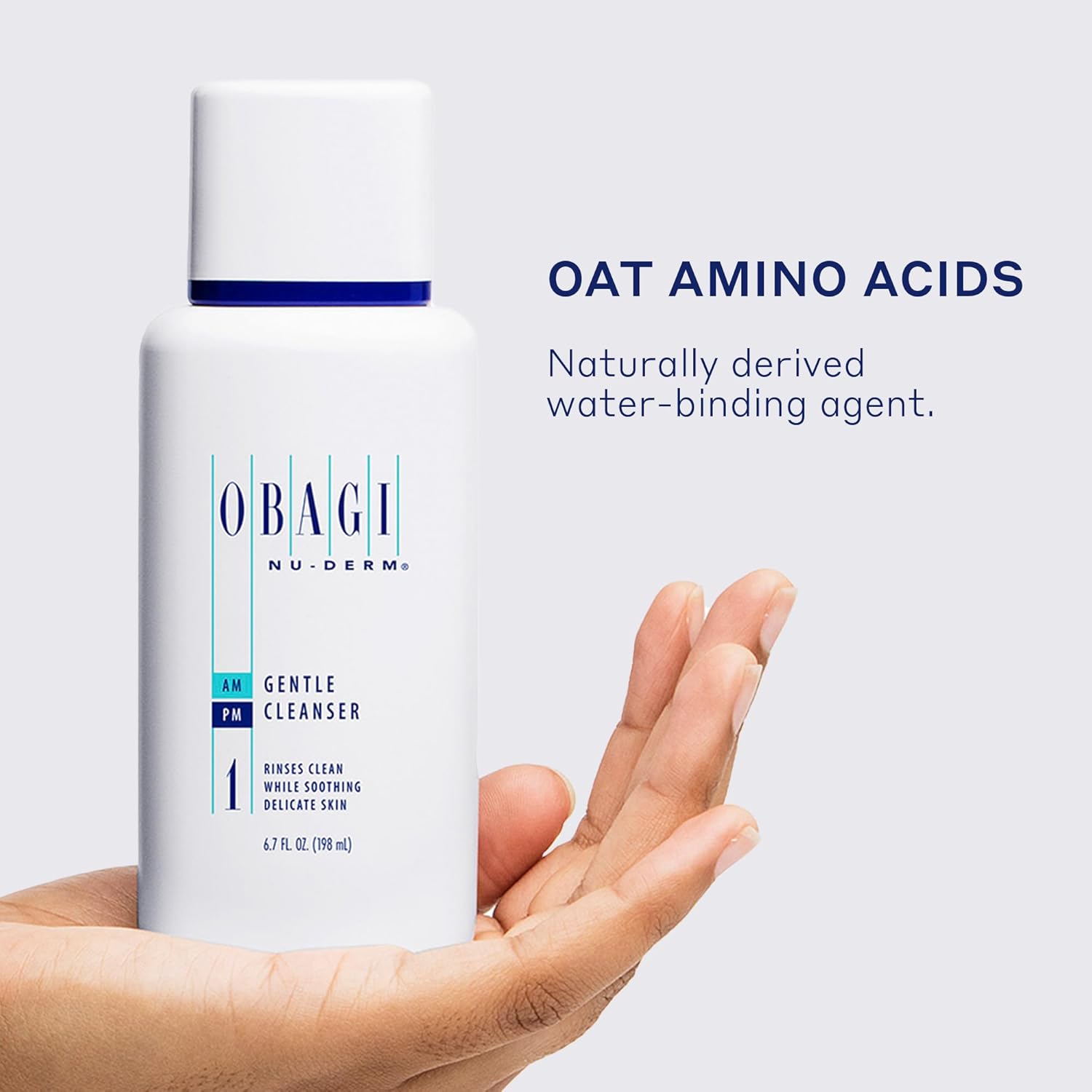 Obagi Nu-Derm – Limpiador facial suave para piel normal a seca, limpiador facial diario que elimina suavemente la suciedad, el aceite, el maquillaje