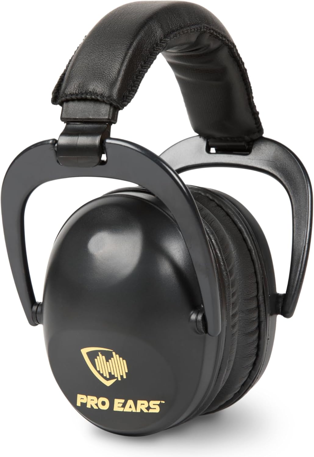 Pro Ears Ultra Sleek Passive Hearing Protection Ear Muffs for Long Use, Indoor and Outdoor Range, NRR 26, Adjustable & Padded