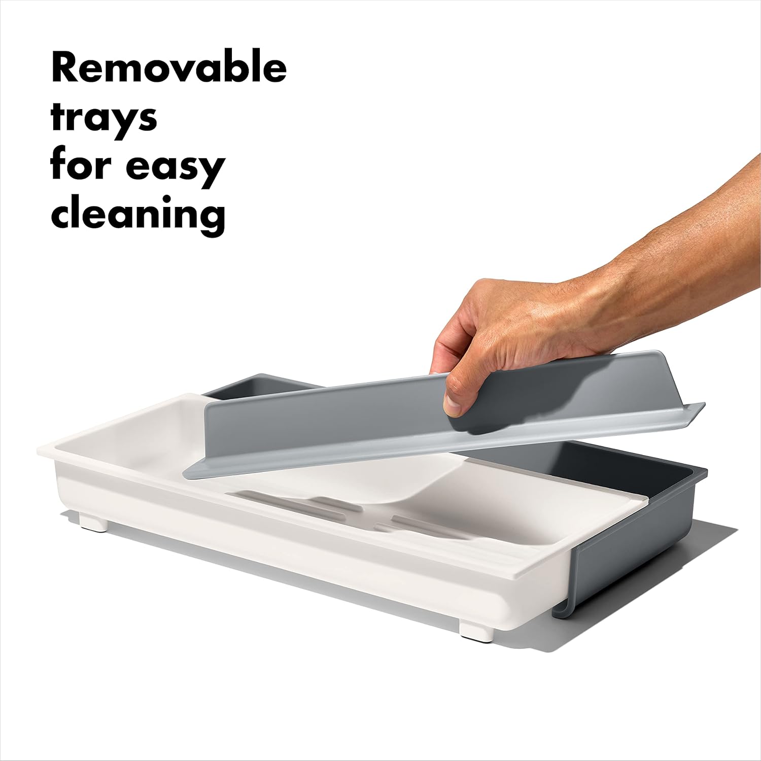 OXO Good Grips – Juego de 2 elementos esenciales para organizar cajones de cocina