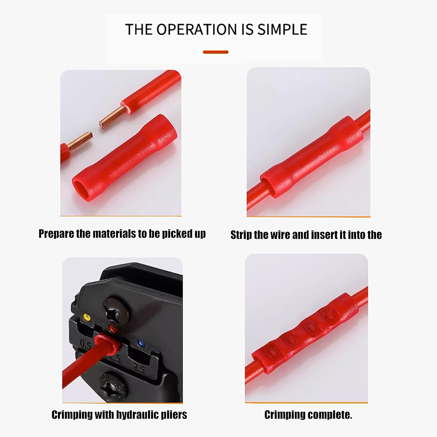 KOXXIAMOQ 350 conectores de cables eléctricos, terminales de crimpado de cables eléctricos aislados, kit de conectores de terminales de alambre de