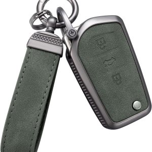 YO&YOYE Compatible con funda de llavero Toyota con llavero de cuero protector para llave inteligente Fortuner Tundra Camry RAV4 Highlander Corolla YO&YOYE Compatible con funda de llavero Toyota con llavero de cuero protector para llave inteligente Fortuner Tundra Camry RAV4 Highlander Corolla