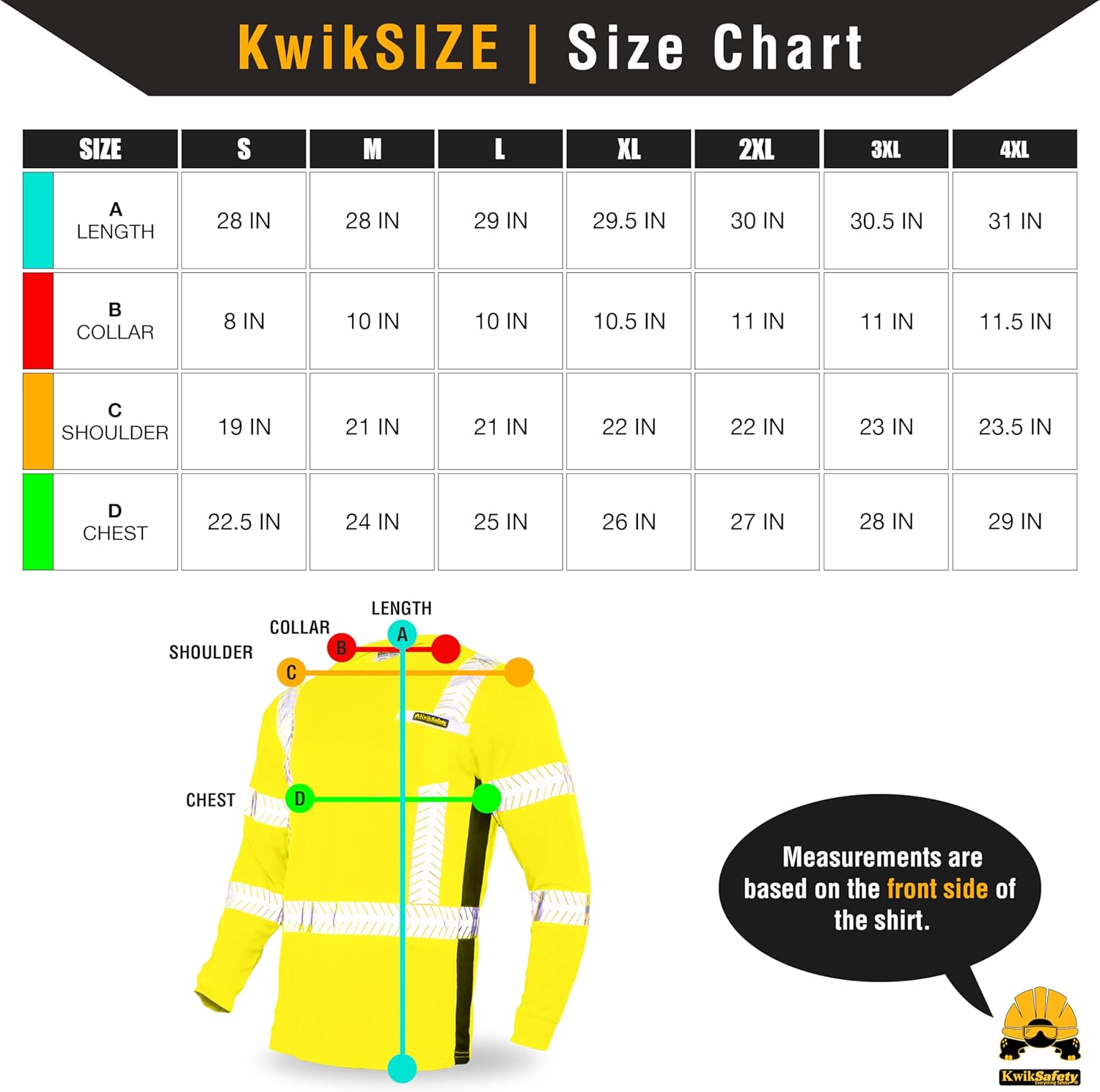 KwikSafety – Charlotte, NC – Camisas de seguridad de manga larga de edición limitada Cinta de espina de pescado de lujo Clase 3 Cumple con ANSI OSHA