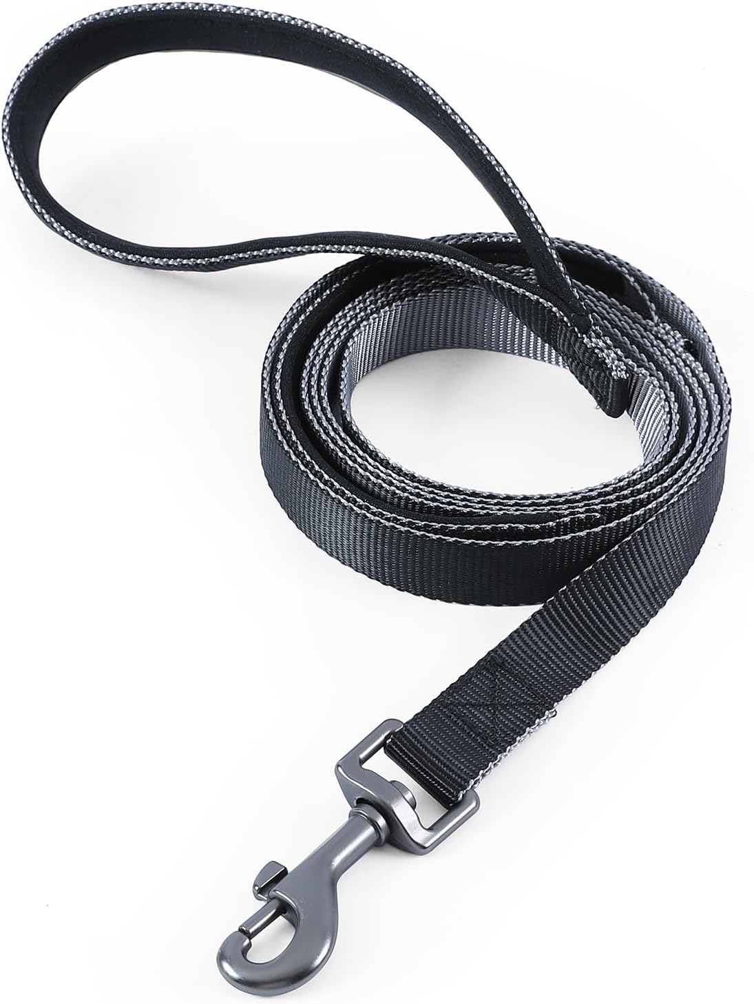 Bolux Correa resistente de 6 pies para perro, correa de entrenamiento con 2 asas acolchadas, servicio de plomo para mascotas, a prueba de mordidas