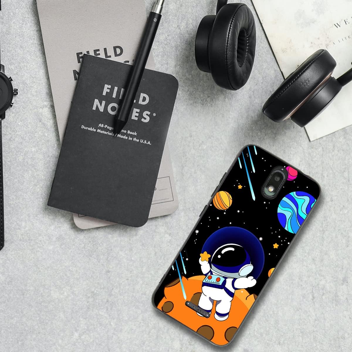 Funda para teléfono Hot Pepper Serrano 3, Hot Pepper Serrano 3, a prueba de golpes, funda de protección de cuerpo completo (astronautas)