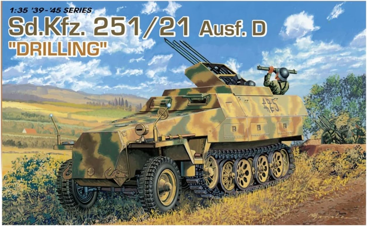 Dragón 135 Sd Kfz 25121 Ausf D Perforación # 6217