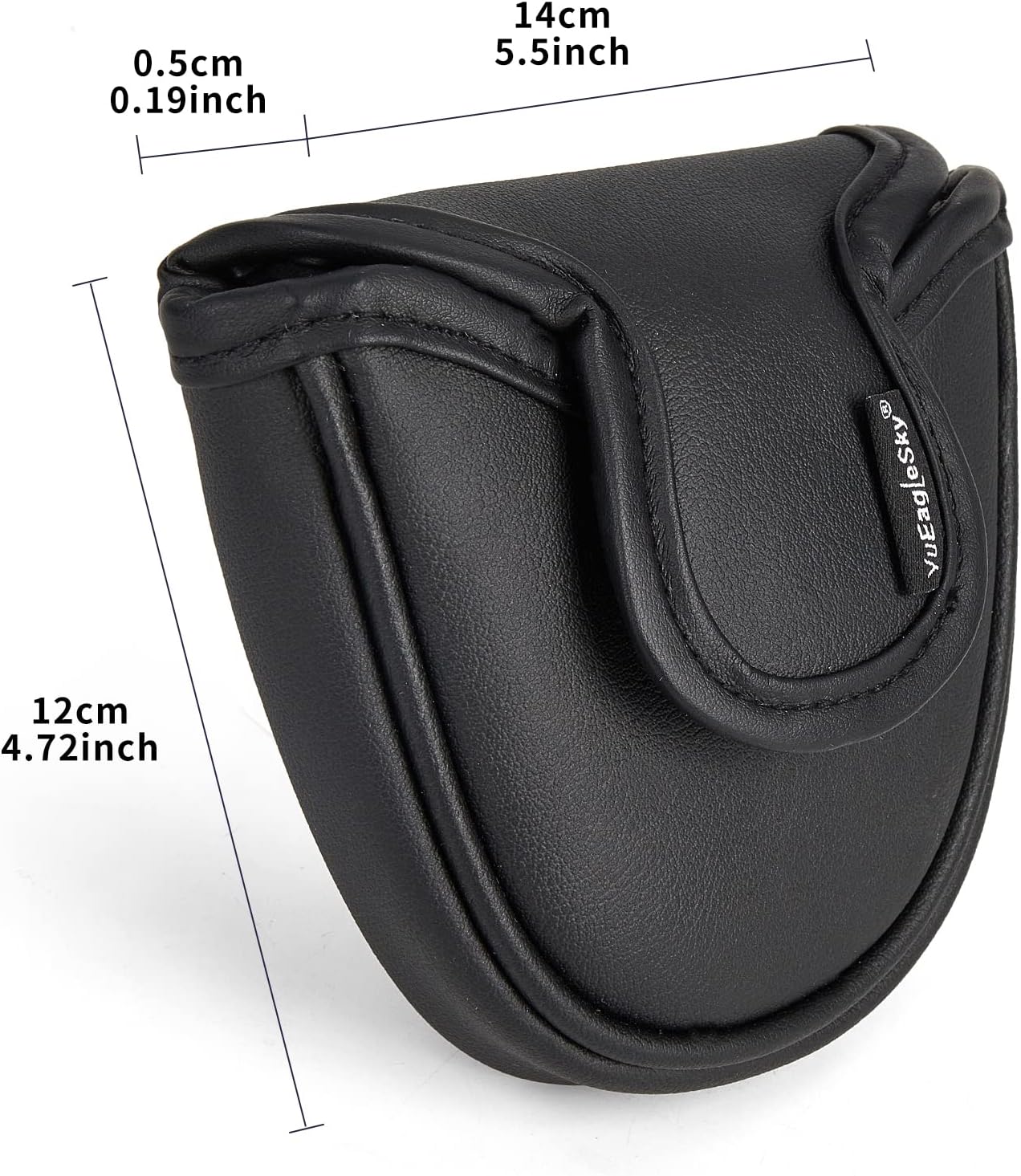 YuEagleSky Funda para cabeza de palo de golf con diseño de bandera de Estados Unidos, cierre magnético, material de poliuretano duradero, paquete