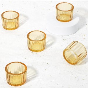 12 portavelas votivas, portavelas de cristal transparente para centro de mesa, fiesta, boda, mesa, decoración del hogar (dorado, S) 12 portavelas votivas, portavelas de cristal transparente para centro de mesa, fiesta, boda, mesa, decoración del hogar (dorado, S)