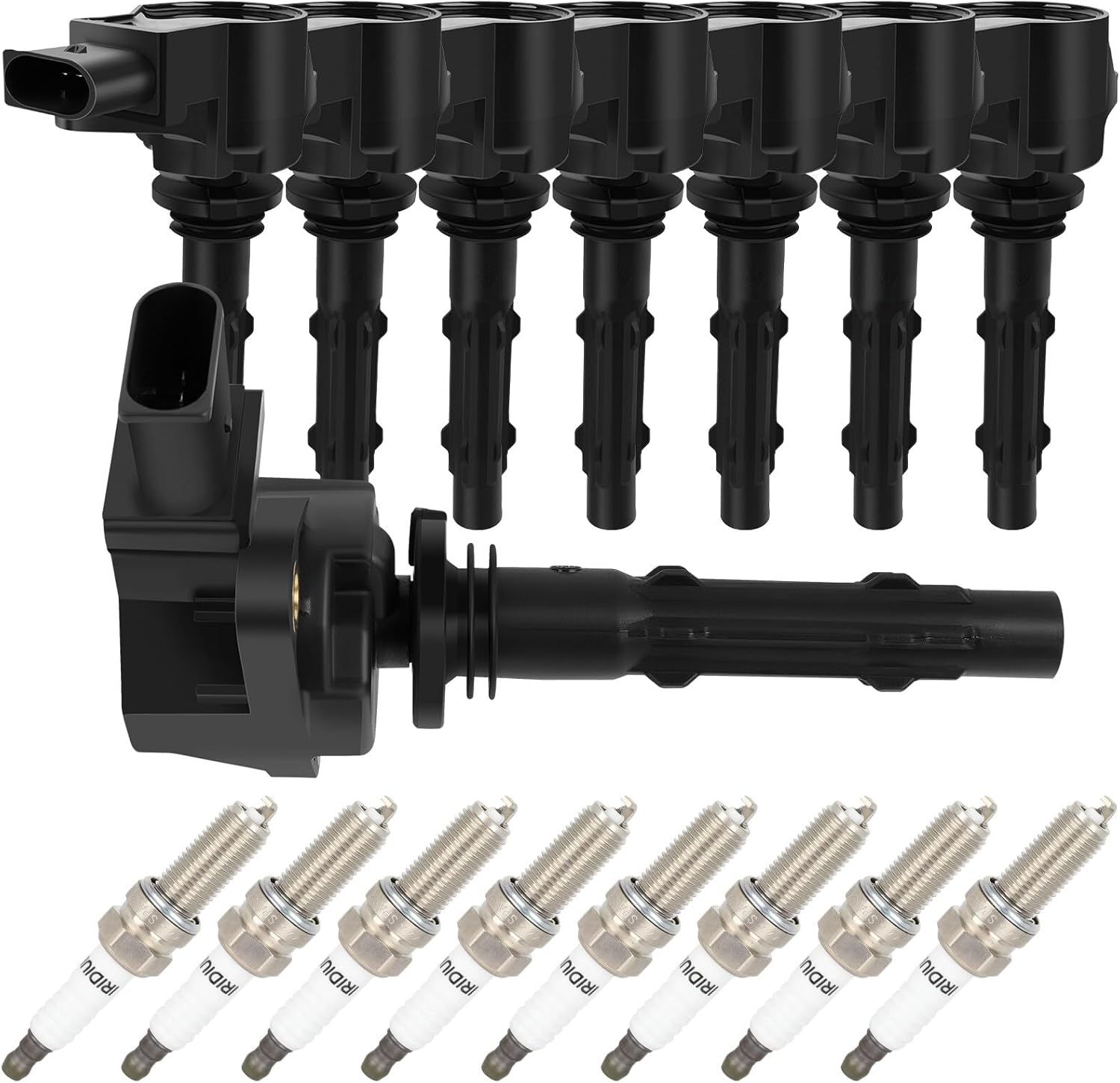 ECCPP UF535 8 bobinas de encendido con 8 bujías de iridio para Dodge para Mercedes-Benz Sprinter 2500 3500 C280 C350 CL550 CLS550 SL550 2011 2012