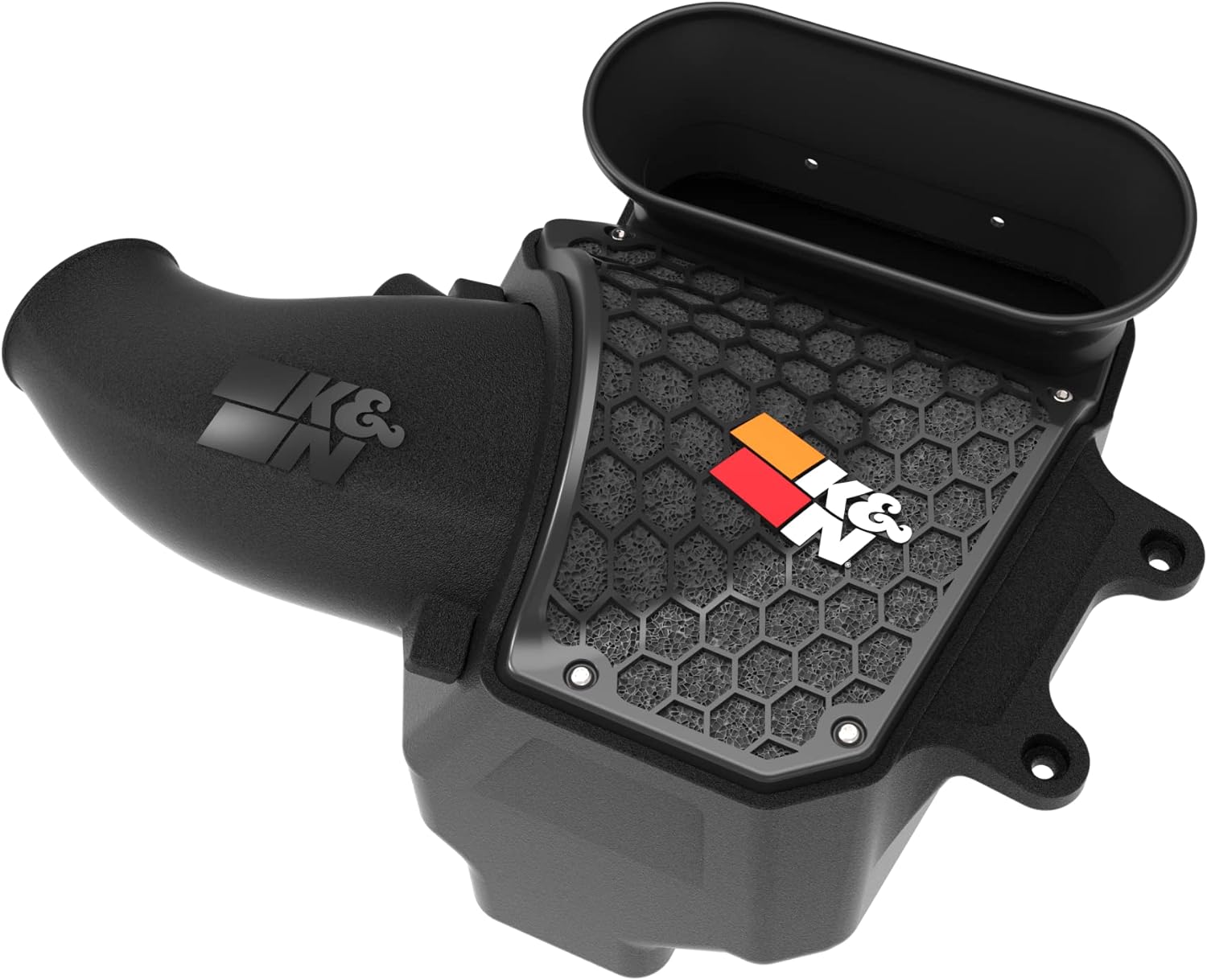 K&N Kit de admisión de aire frío alto rendimiento, aumento de caballos de fuerza compatible con Jeep Wrangler JL 2021-2022, 63-1588