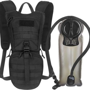 Unigear Mochila táctica de hidratación 1050D con bolsa de agua de 3 L, paquete de aislamiento térmico que mantiene el líquido fresco hasta 4 horas Unigear Mochila táctica de hidratación 1050D con bolsa de agua de 3 L, paquete de aislamiento térmico que mantiene el líquido fresco hasta 4 horas