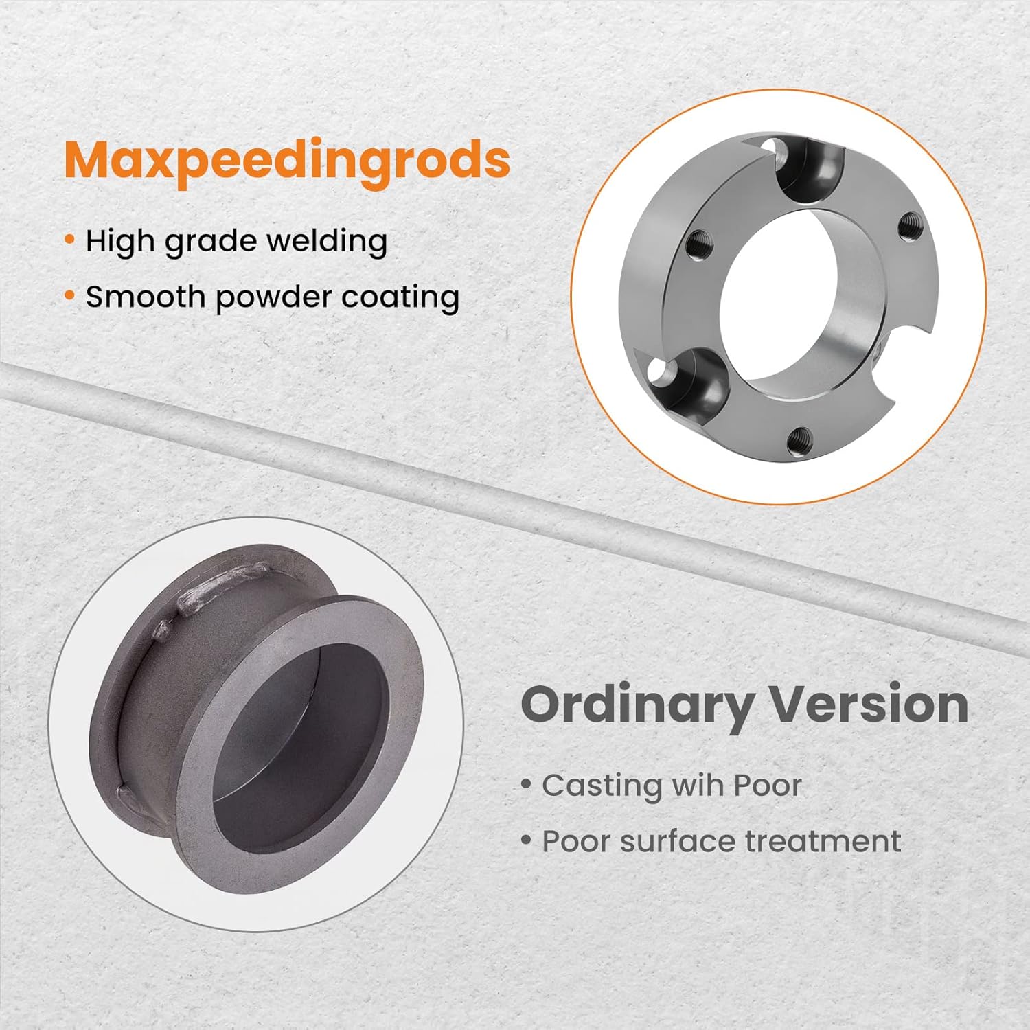 maXpeedingrods Kit de elevación de nivelación trasera delantera de 3 pulgadas y 2 pulgadas para Toyota Tacoma 1995-2004 2WD 4WD, solo 6 lengüetas,