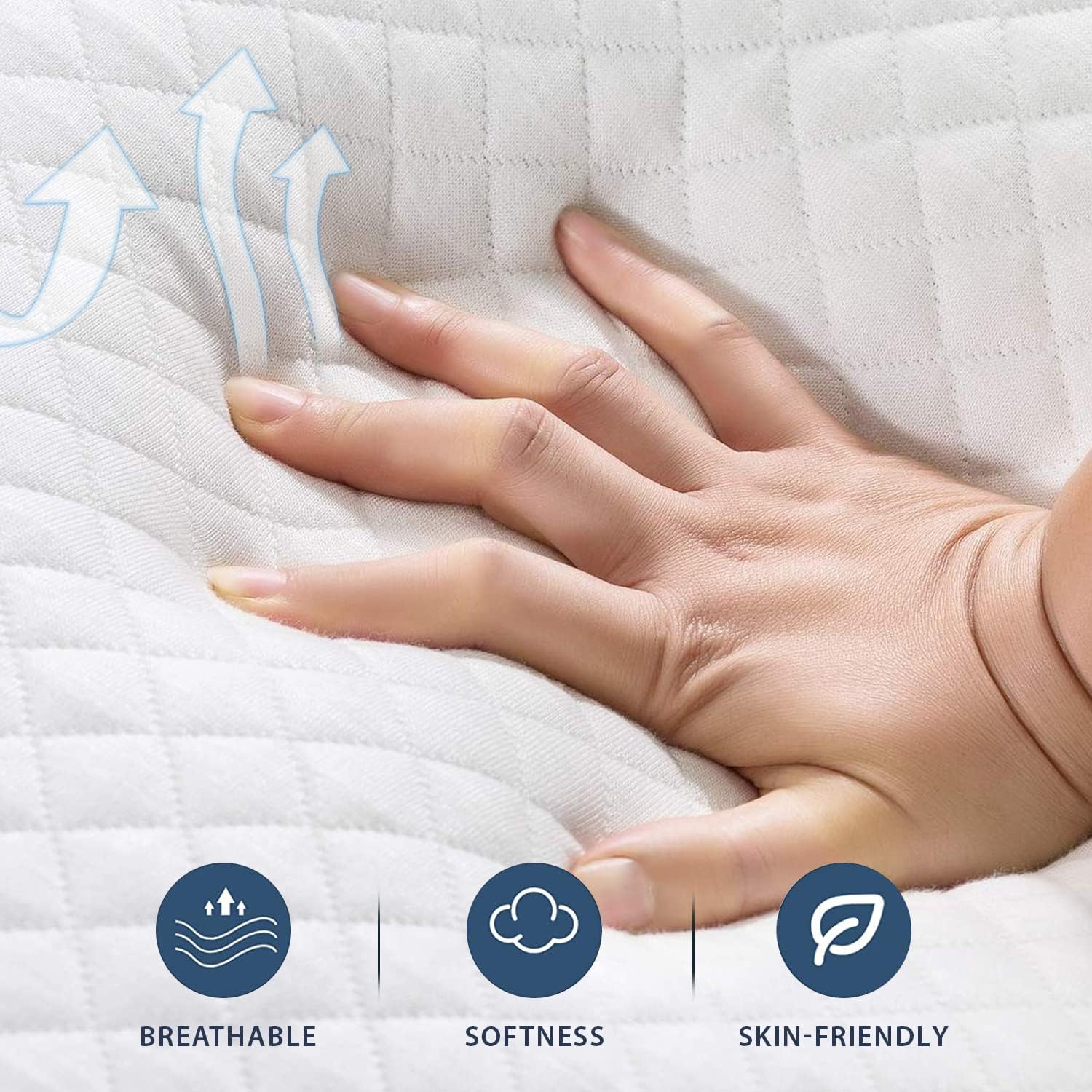 PayLessHere – Colchón de espuma viscoelástica con gel, 5 pulgadas, tamaño king, con certificación CertiPUR-US, sin fibra de vidrio, cama en una