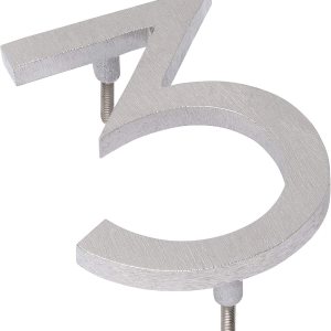 Montague Metal Products MHN-12-F-BA1-3 Número de casa flotante, 12 x 9 x 0.375 pulgadas, aluminio pulido pulido, MHN-12-F-BA-3 Montague Metal Products MHN-12-F-BA1-3 Número de casa flotante, 12 x 9 x 0.375 pulgadas, aluminio pulido pulido, MHN-12-F-BA-3