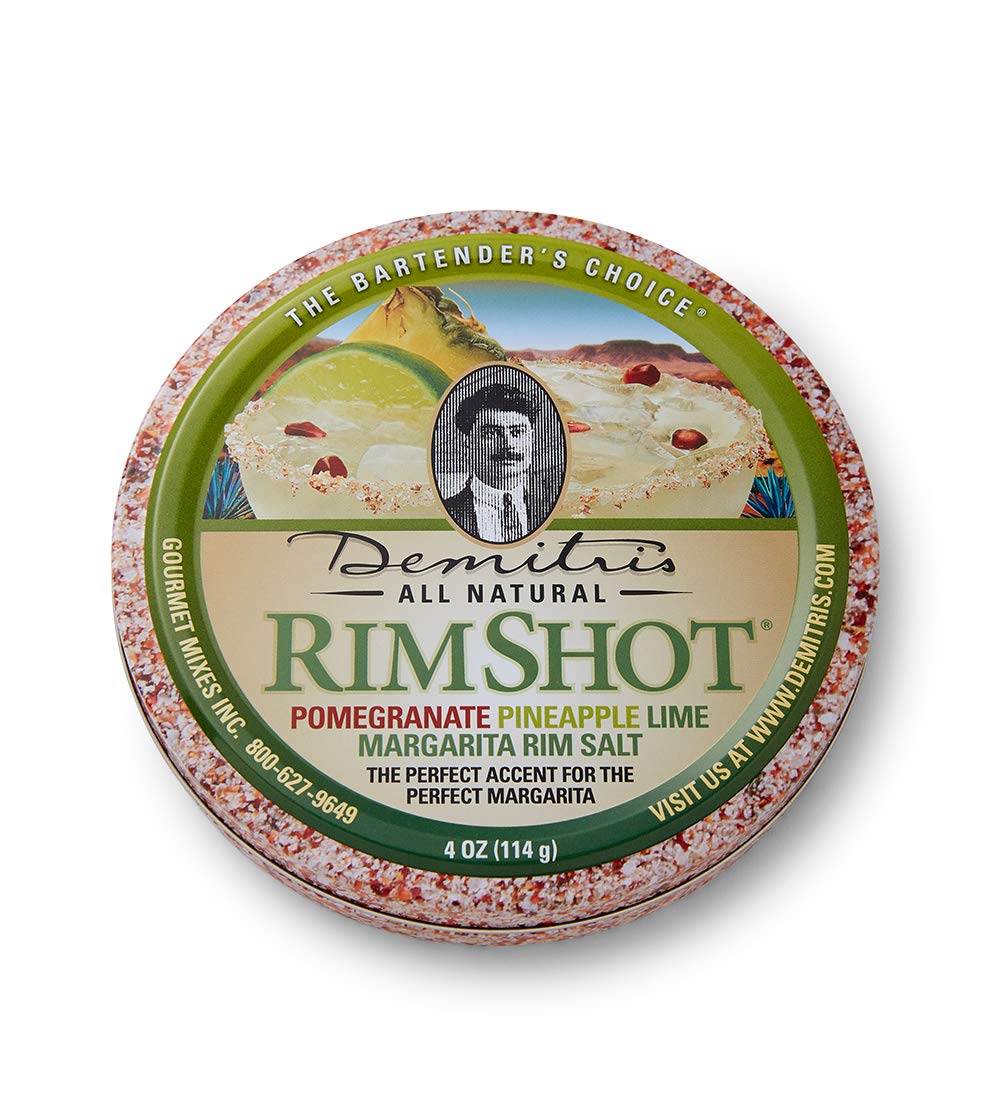 Demitri’s RimShot, sal de borde de Margarita, lata de 4 onzas