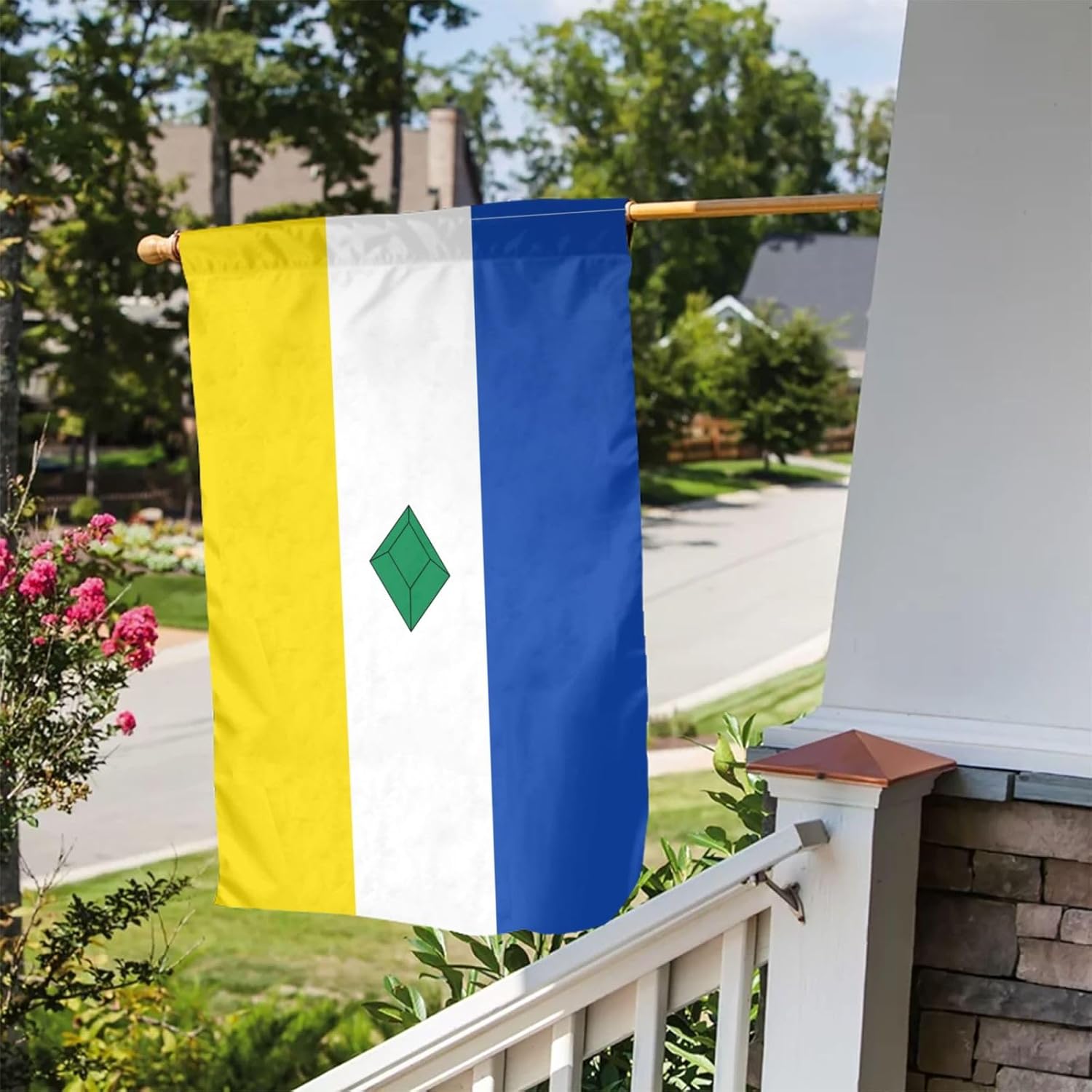 Flag of Muzo (Boyacá) Garden Flag 12×18 Inch Double Sided Outside Decoration Banner Seasonal Flags Home Decor Flag Yard Welcome Flags