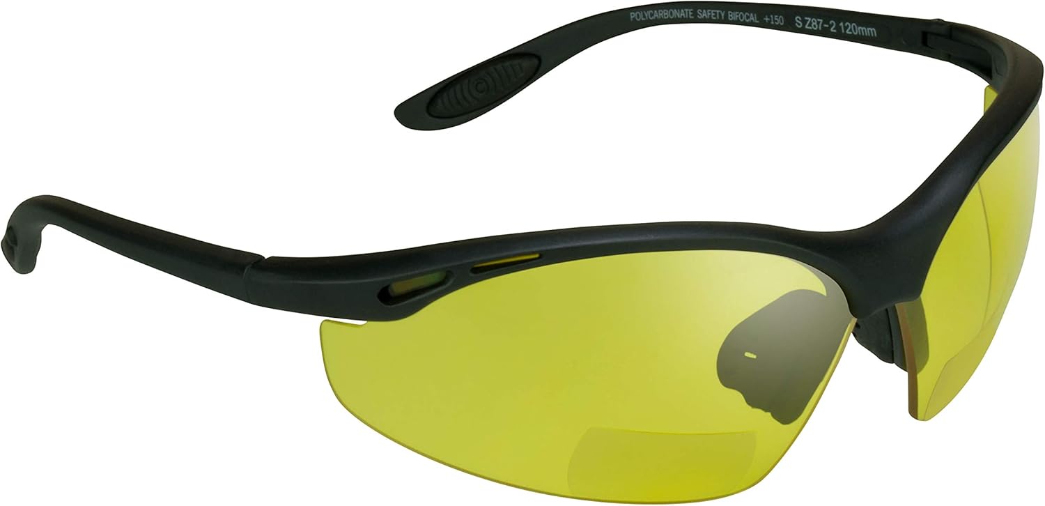 proSPORT Lentes de sol bifocales Lector de seguridad Z87 Wrap Around No Slip Grip +1.50 +2.00 +2.50 +3.00