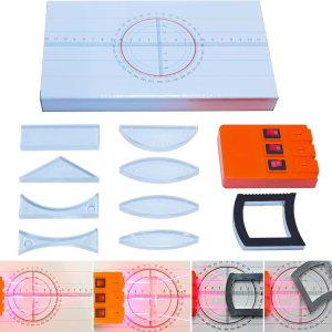 EXBEPE Conjunto de experimentos de física óptica Prismas Lente convexa Triple refracción láser de la escuela Refracción Luz de la escuela Refracción EXBEPE Conjunto de experimentos de física óptica Prismas Lente convexa Triple refracción láser de la escuela Refracción Luz de la escuela Refracción