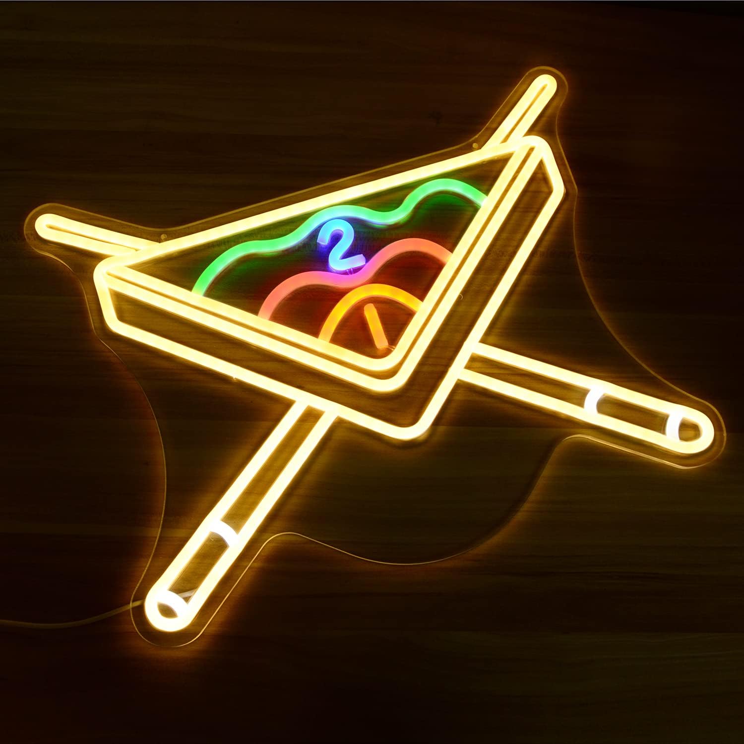 Decoración de bola de billar, letreros de neón con luz LED para gimnasio, bar, club, billar, fiesta, decoración de pared, bolas de mesa de billar