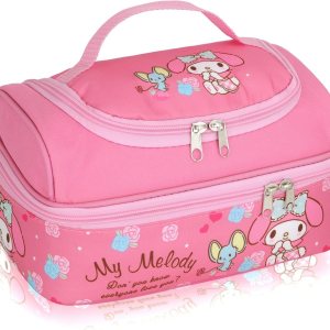 Anime Melody – Bolsa de almuerzo para hombre y mujer, a prueba de fugas, gran compartimento, contenedor de almuerzo para trabajo, viajes, color rosa Anime Melody – Bolsa de almuerzo para hombre y mujer, a prueba de fugas, gran compartimento, contenedor de almuerzo para trabajo, viajes, color rosa