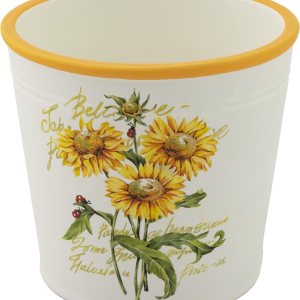 Boston International Maceta de jardín para interiores y exteriores, 4.75 x 4.25 pulgadas, maceta de girasol Boston International Maceta de jardín para interiores y exteriores, 4.75 x 4.25 pulgadas, maceta de girasol