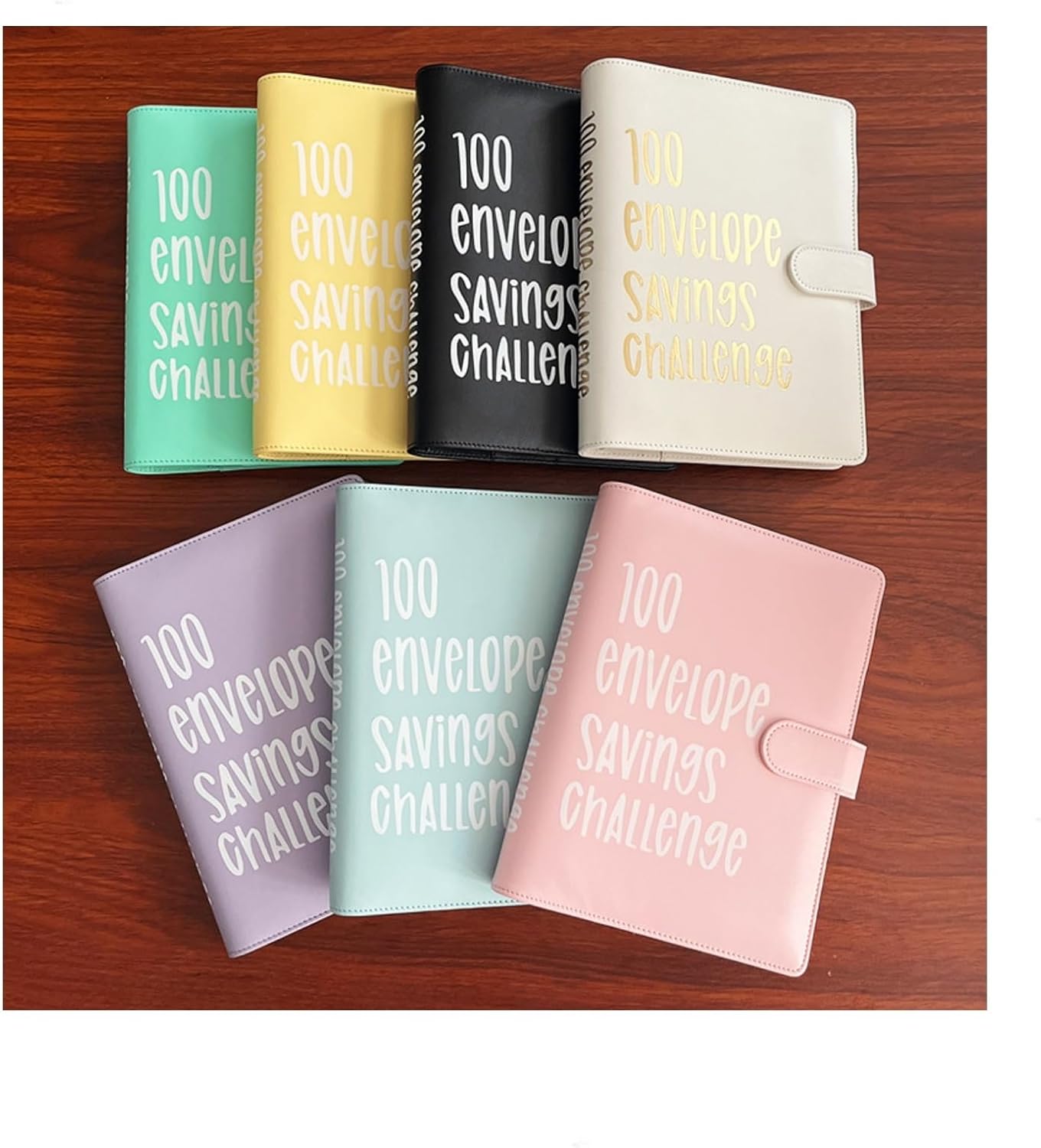 Desafío de ahorro de dinero con 100 sobres, forma fácil y divertida de ahorrar $5,050 – Carpeta de desafíos de ahorro, libro de desafíos de ahorro