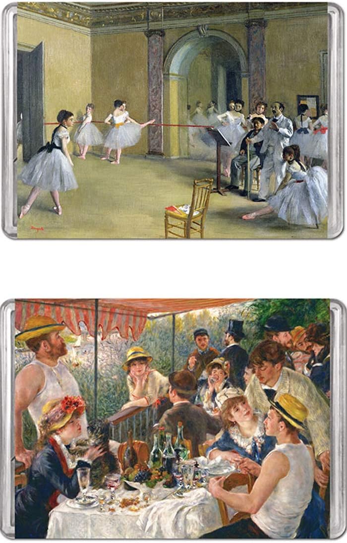 Puzzles – Paquete de 2 mini rompecabezas – Degas Dance en la ópera y Renoir Almuerzo de la fiesta náutica
