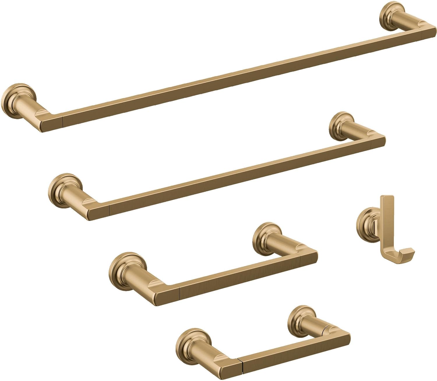 Delta 78924-CZ Tetra – Toallero de baño (24 pulgadas), color bronce champán