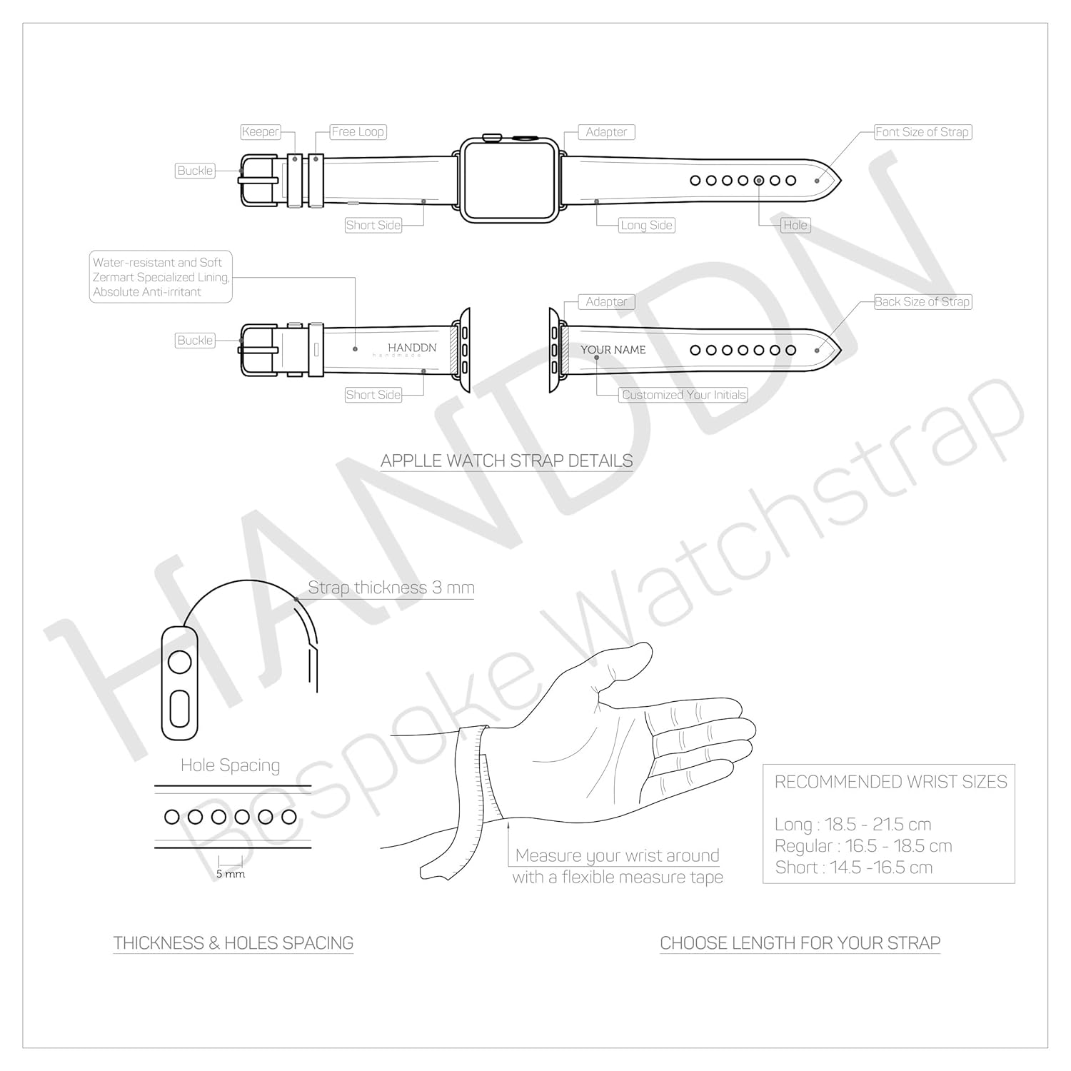 Bands Compatible with Apple Watch Band 49mm 45mm 44mm 42mm 41mm 40mm 38mm Men Woman Epsom Leather Wristband Replacement Band Compatible with Series